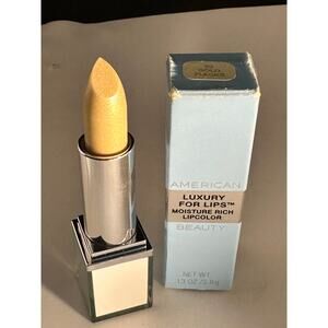 NOS American Beauty Luxury for Lips Moisture Rich Lipcolor; 23 Gold Flecks; .13